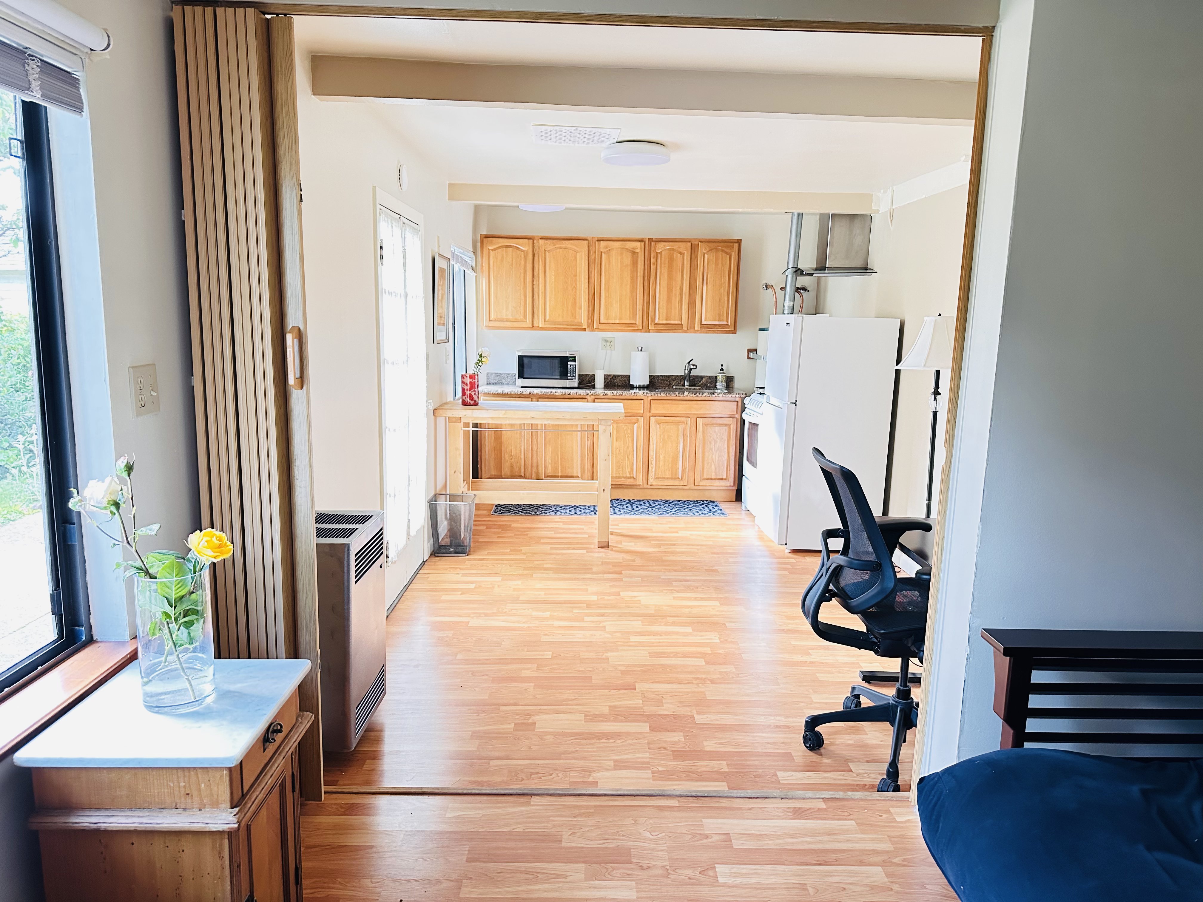 Garden studio kitchen view 8